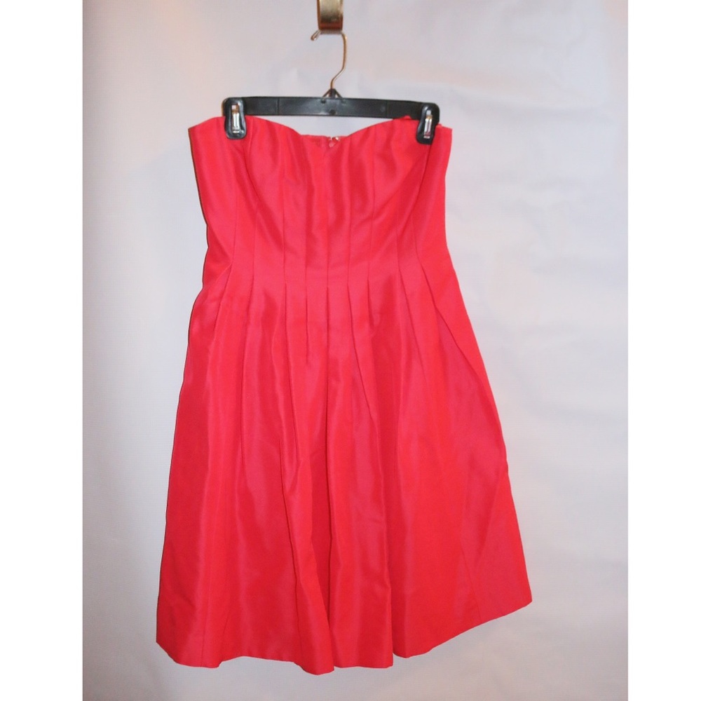 J. Crew sweetheart cut coral cocktail dress